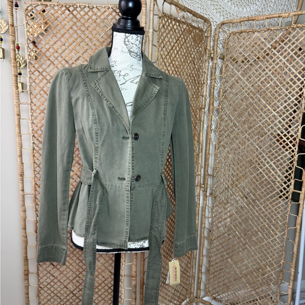 American Rag Khaki Army Green Jacket - Picture 5 of 15